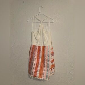 Hutch Ivory Halter Dress